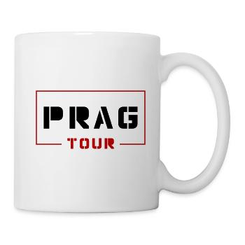 prag tour - Tasse - Weiß - Rechts