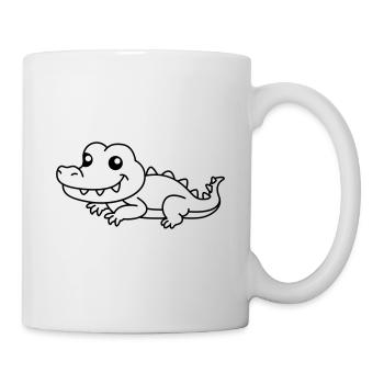 Alligator Comic Animal - Mug - white - Right
