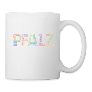 Pfalz Palz Pfälzer Dialekt Pfälzisch Schorle - Tasse - Weiß - Rechts