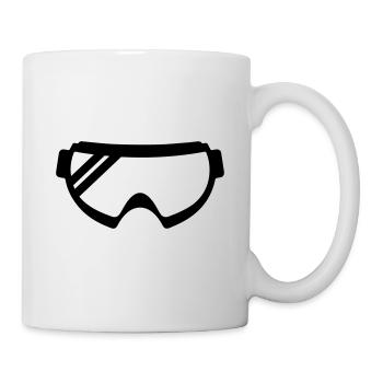Ski goggles icon - Mug - white - Right