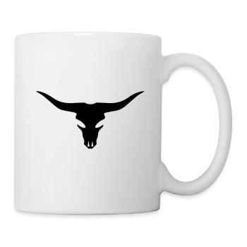 Cow Bull Skull - Mug - white - Right