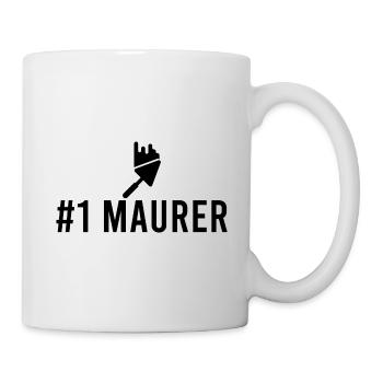 Maurer - Tasse - Weiß - Rechts