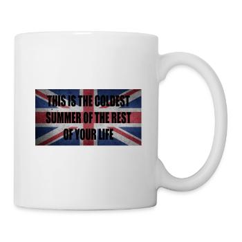 le plus froid été protection du climat été angleterre uk - Mug blanc - blanc - Droite