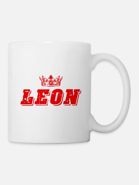 Leon - Tasse - Weiß