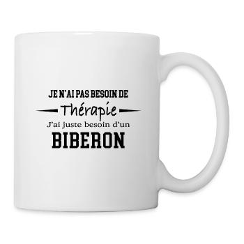 Cadeau naissance bébé humour - Mug blanc - blanc - Droite