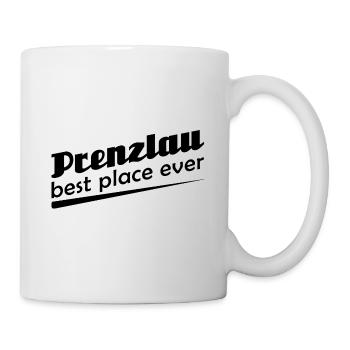 Prenzlau - Stadt best place ever - Tasse - Weiß - Rechts