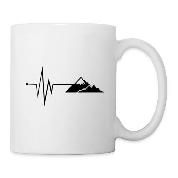 Puls Mountains Silhouette - Mug - white - Right
