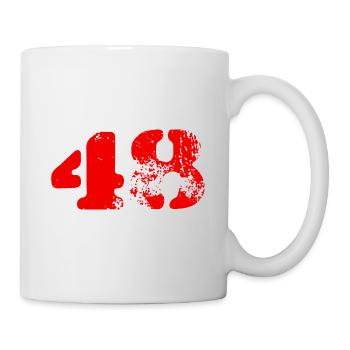 Symbole numérique 48 - Mug blanc - blanc - Droite