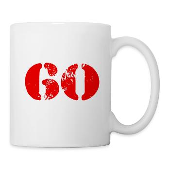 60 number symbol - Mug - white - Right