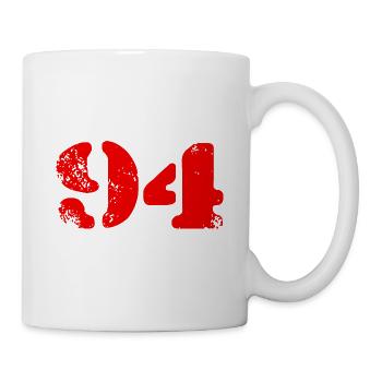 Symbole numérique 94 - Mug blanc - blanc - Droite