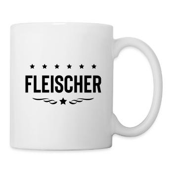 Fleischer Beruf - Tasse - Weiß - Rechts