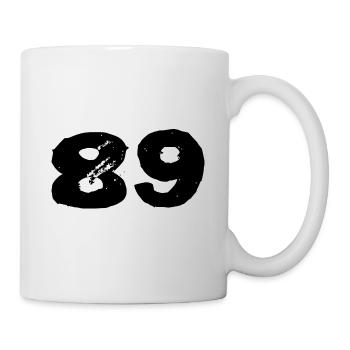 89 Number jersey - Mug - white - Right