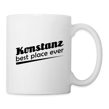Konstanz - Stadt best place ever - Tasse - Weiß - Rechts