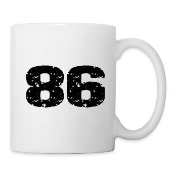86 Number Leotard - Mug - white - Right