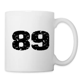 89 Number jersey - Mug - white - Right