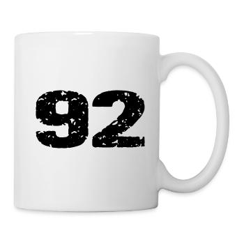 92 Number Jersey - Mug - white - Right
