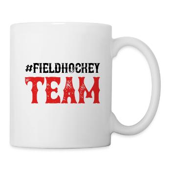Fieldhockey Team - Tasse - Weiß - Rechts