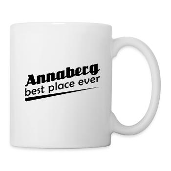 Annaberg - Stadt best place ever - Tasse - Weiß - Rechts