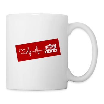 Slot Pulse Heart Love Casino - Mug - white - Right