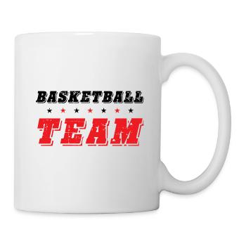 Équipe de basket-ball - Mug blanc - blanc - Droite