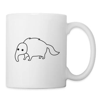 Anteater Comic Animal - Mug - white - Right