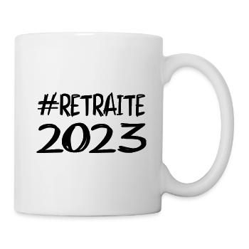 RETRAITE. BONNE RETRAITE. JOYEUSE RETRAITE - Mug blanc - blanc - Droite