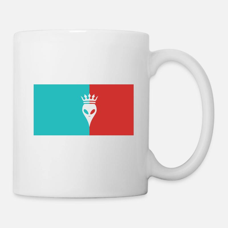 Alien Planet Flag - Mug - white