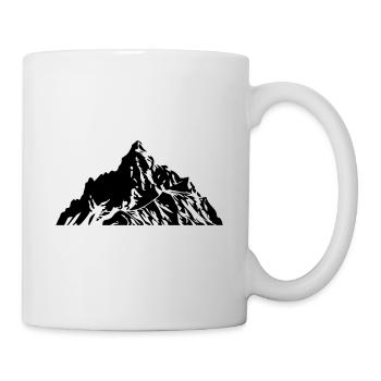 Mountains Symbol Silhouette Nature - Mug - white - Right