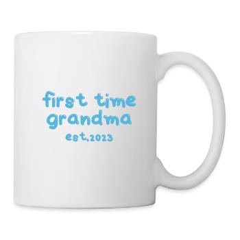 Oma zum ersten Mal - Tasse - Weiß - Rechts