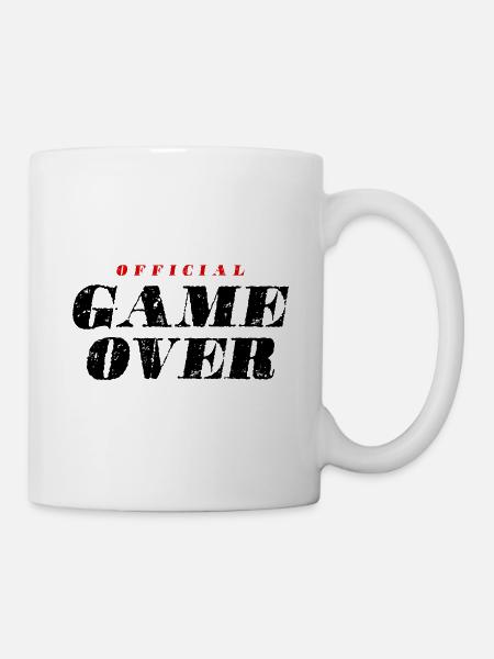 Citation Game Over - Mug blanc - blanc