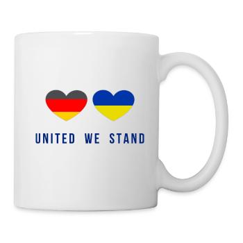 Unis nous sommes l’Allemagne et l’Ukraine - Mug blanc - blanc - Droite