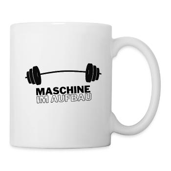 maschine im aufbau - Tasse - Weiß - Rechts