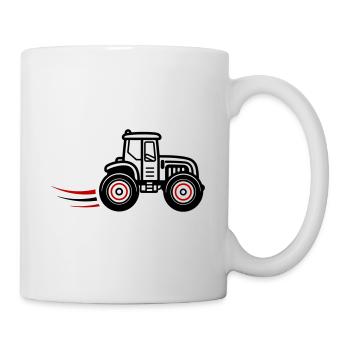 Tractor Farmer Farmer Icon - Mug - white - Right