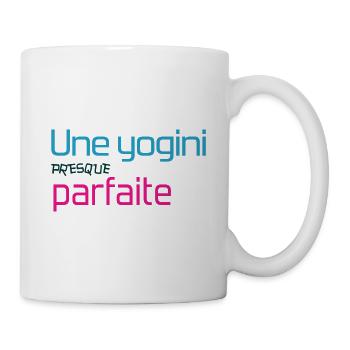 Une Yogini presque parfaite / Yoga - Mug blanc - blanc - Droite