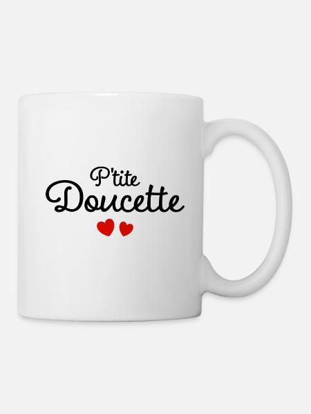 Petite Doucette Humour Surnom Affectueux Femme - Mug blanc - blanc