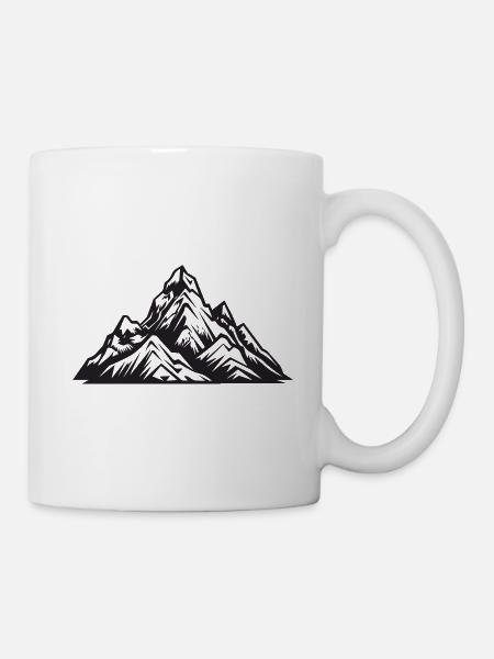 Symbol Mountains - Mug - white