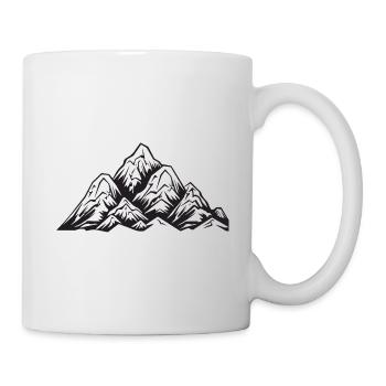 Mountains Alps Symbol - Mug - white - Right
