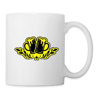 Beer Glass Beer Mug Beer - Mug - white - Right