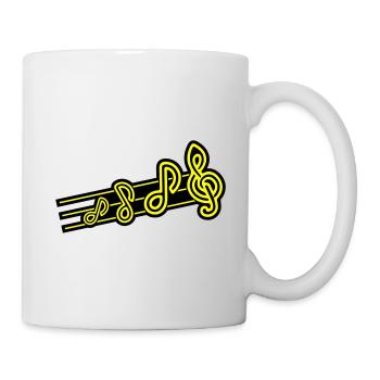 Music Symbol Clef - Mug - white - Right