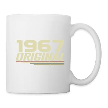 Né en 1967 Vintage 1967 Anniversaire Rétro 1967 - Mug blanc - blanc - Droite