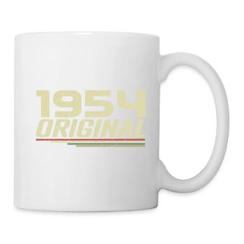 Born in 1954 Vintage 1954 Retro Birthday 1954 - Mug - white - Right