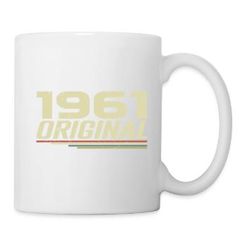 Né en 1961 Vintage 1961 Anniversaire Rétro 1961 - Mug blanc - blanc - Droite