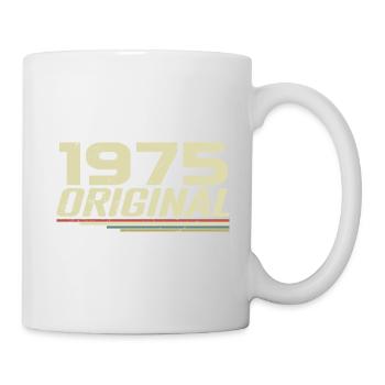 Born in 1975 Vintage 1975 Retro Anniversary 1975 - Mug - white - Right