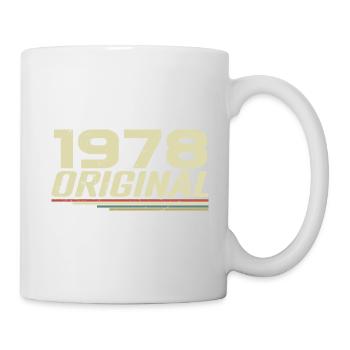 Né en 1978 Vintage 1978 Anniversaire Rétro 1978 - Mug blanc - blanc - Droite