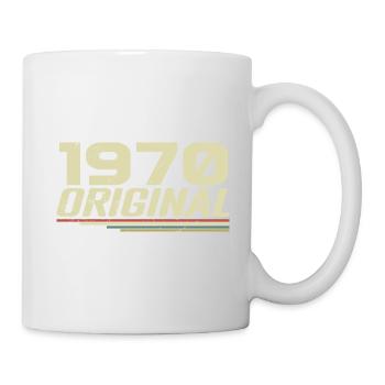 Né en 1970 Vintage 1970 Anniversaire Rétro 1970 - Mug blanc - blanc - Droite
