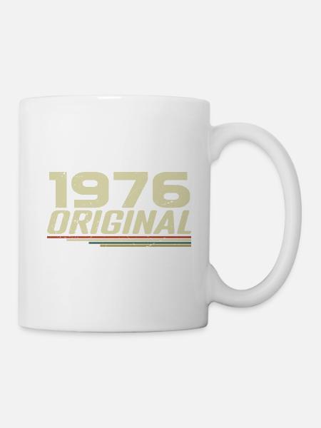 Jahrgang 1976 Jahrgang 1976 Retro Geburtstag 1976 - Tasse - Weiß