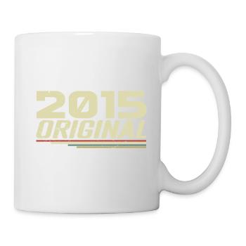 Born in 2015 Vintage 2015 Retro Anniversary 2015 - Mug - white - Right