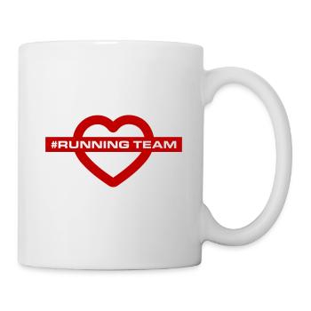 Running Team Herz - Tasse - Weiß - Rechts