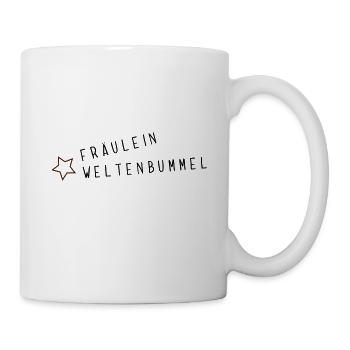 Fräulein Weltenbummel - Tasse - Weiß - Rechts