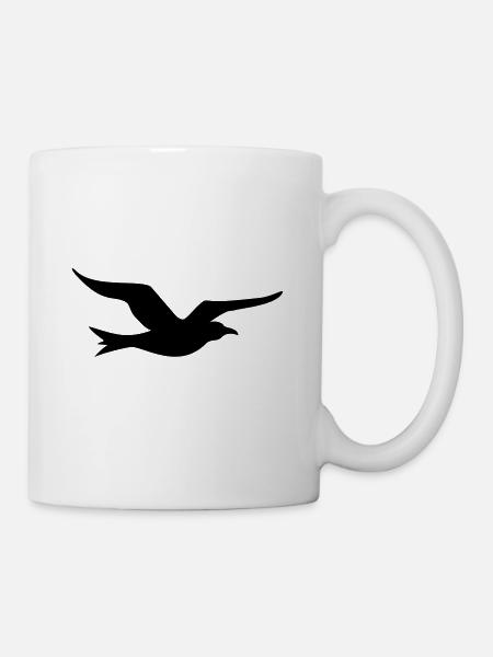 Möwe von der Küste Geschenk - Tasse - Weiß